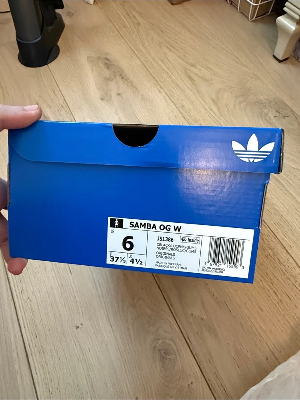 Adidas Samba OG core black / lucid pink / gum